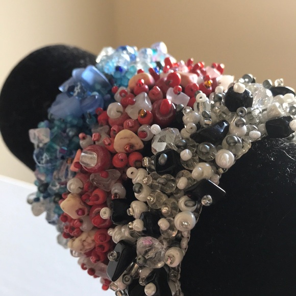 Handmade beaded crystal bracelets set - Picture 4 of 4